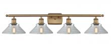  516-4W-BB-G132 - Orwell - 4 Light - 38 inch - Brushed Brass - Bath Vanity Light