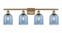 Innovations Lighting 516-4W-BB-G558-6BL - Bella - 4 Light - 36 inch - Brushed Brass - Bath Vanity Light