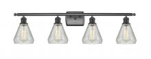 Innovations Lighting 516-4W-BK-G275-LED - Conesus - 4 Light - 36 inch - Matte Black - Bath Vanity Light