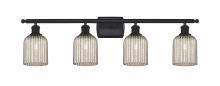 Innovations Lighting 516-4W-BK-G559-5ME - Bridal Veil - 4 Light - 35 inch - Matte Black - Bath Vanity Light