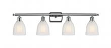  516-4W-PC-G441 - Brookfield - 4 Light - 36 inch - Polished Chrome - Bath Vanity Light