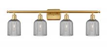 Innovations Lighting 516-4W-SG-G559-5SM - Bridal Veil - 4 Light - 35 inch - Satin Gold - Bath Vanity Light