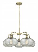 Innovations Lighting 516-5CR-AB-G249 - Gorham - 5 Light - 28 inch - Antique Brass - Chandelier