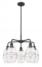 Innovations Lighting 516-5CR-OB-G557-6CL - Vaz - 5 Light - 24 inch - Oil Rubbed Bronze - Chandelier