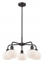 Innovations Lighting 516-5CR-OB-G91 - Fenton - 5 Light - 25 inch - Oil Rubbed Bronze - Chandelier