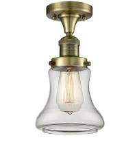 Innovations Lighting 517-1CH-AB-G192-LED - Bellmont - 1 Light - 6 inch - Antique Brass - Semi-Flush Mount