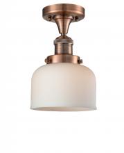 Innovations Lighting 517-1CH-AC-G71 - Bell - 1 Light - 8 inch - Antique Copper - Semi-Flush Mount