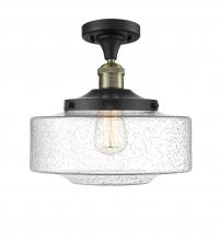 Innovations Lighting 517-1CH-BAB-G694-12 - Bridgeton - 1 Light - 12 inch - Black Antique Brass - Semi-Flush Mount