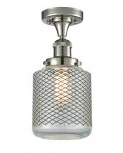 Innovations Lighting 517-1CH-PN-G262 - Stanton - 1 Light - 6 inch - Polished Nickel - Semi-Flush Mount