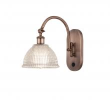  518-1W-AC-G422 - Arietta - 1 Light - 8 inch - Antique Copper - Sconce