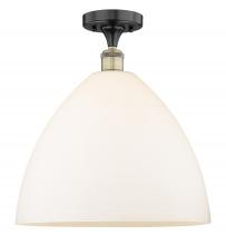  616-1F-BAB-GBD-161 - Bristol - 1 Light - 16 inch - Black Antique Brass - Semi-Flush Mount