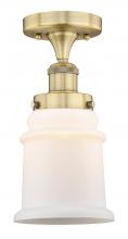 Innovations Lighting 616-1F-BB-G181 - Canton - 1 Light - 6 inch - Brushed Brass - Semi-Flush Mount