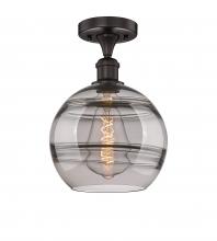 Innovations Lighting 616-1F-OB-G556-10SM - Rochester - 1 Light - 10 inch - Oil Rubbed Bronze - Semi-Flush Mount