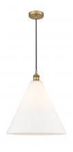  616-1P-BB-GBC-161 - Berkshire - 1 Light - 16 inch - Brushed Brass - Cord hung - Pendant