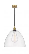 Innovations Lighting 616-1P-BB-GBD-164 - Bristol - 1 Light - 16 inch - Brushed Brass - Cord hung - Pendant