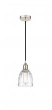 Innovations Lighting 616-1P-PN-G442-LED - Brookfield - 1 Light - 6 inch - Polished Nickel - Cord hung - Mini Pendant