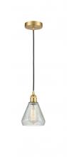 Innovations Lighting 616-1P-SG-G275 - Conesus - 1 Light - 6 inch - Satin Gold - Cord hung - Mini Pendant