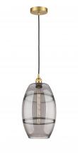 Innovations Lighting 616-1P-SG-G557-10SM - Vaz - 1 Light - 10 inch - Satin Gold - Cord hung - Mini Pendant