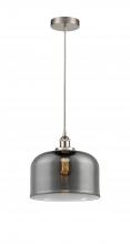 Innovations Lighting 616-1PH-SN-G73-L-LED - Bell - 1 Light - 12 inch - Brushed Satin Nickel - Cord hung - Mini Pendant