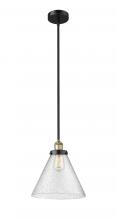 Innovations Lighting 616-1SH-BAB-G44-L - Cone - 1 Light - 12 inch - Black Antique Brass - Cord hung - Mini Pendant