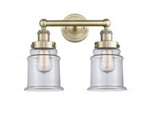  616-2W-AB-G182 - Canton - 2 Light - 15 inch - Antique Brass - Bath Vanity Light