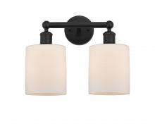 Innovations Lighting 616-2W-BK-G111 - Cobbleskill - 2 Light - 14 inch - Matte Black - Bath Vanity Light