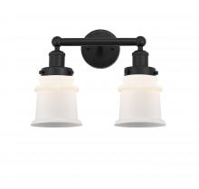 Innovations Lighting 616-2W-BK-G181S - Canton - 2 Light - 14 inch - Matte Black - Bath Vanity Light