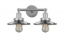  616-2W-PC-M7-PC - Edison - 2 Light - 17 inch - Polished Chrome - Bath Vanity Light