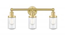 Innovations Lighting 616-3W-SG-G314 - Dover - 3 Light - 23 inch - Satin Gold - Bath Vanity Light