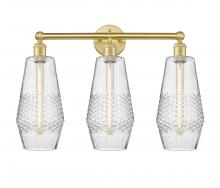 Innovations Lighting 616-3W-SG-G684-7 - Windham - 3 Light - 25 inch - Satin Gold - Bath Vanity Light