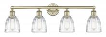  616-4W-AB-G442 - Brookfield - 4 Light - 33 inch - Antique Brass - Bath Vanity Light