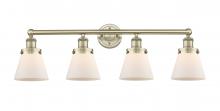  616-4W-AB-G61 - Cone - 4 Light - 33 inch - Antique Brass - Bath Vanity Light