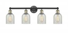 Innovations Lighting 616-4W-BAB-G2511 - Caledonia - 4 Light - 32 inch - Black Antique Brass - Bath Vanity Light