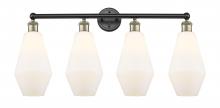  616-4W-BAB-G651-7 - Cindyrella - 4 Light - 34 inch - Black Antique Brass - Bath Vanity Light