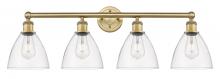  616-4W-BB-GBD-752 - Bristol - 4 Light - 35 inch - Brushed Brass - Bath Vanity Light