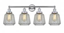 Innovations Lighting 616-4W-PC-G142 - Chatham - 4 Light - 34 inch - Polished Chrome - Bath Vanity Light