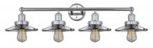  616-4W-PC-M7-PC - Edison - 4 Light - 35 inch - Polished Chrome - Bath Vanity Light