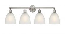  616-4W-SN-G381 - Castile - 4 Light - 33 inch - Brushed Satin Nickel - Bath Vanity Light