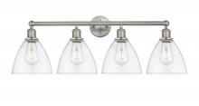  616-4W-SN-GBD-752 - Bristol - 4 Light - 35 inch - Brushed Satin Nickel - Bath Vanity Light