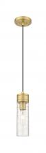 Innovations Lighting 617-1P-BB-G617-8DE - Boreas - 1 Light - 3 inch - Brushed Brass - Cord Hung - Mini Pendant