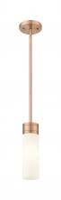 Innovations Lighting 617-1S-AC-G617-8WH - Boreas - 1 Light - 3 inch - Antique Copper - Stem Hung - Mini Pendant