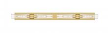 Innovations Lighting 617L-4W-BB-G617-11CL - Boreas - 4 Light - 51 inch - Brushed Brass - Bath Vanity Light