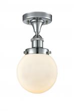 Innovations Lighting 916-1C-PC-G201-6 - Beacon - 1 Light - 6 inch - Polished Chrome - Semi-Flush Mount