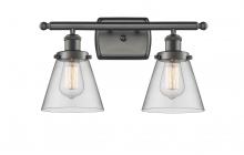 Innovations Lighting 916-2W-OB-G62 - Cone - 2 Light - 16 inch - Oil Rubbed Bronze - Bath Vanity Light