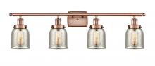 Innovations Lighting 916-4W-AC-G58-LED - Bell - 4 Light - 36 inch - Antique Copper - Bath Vanity Light