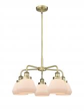 Innovations Lighting 916-5CR-AB-G171 - Fulton - 5 Light - 26 inch - Antique Brass - Chandelier