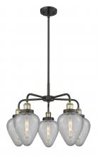  916-5CR-BAB-G165 - Geneseo - 5 Light - 25 inch - Black Antique Brass - Chandelier