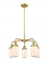 Innovations Lighting 916-5CR-BB-G311 - Dover - 5 Light - 23 inch - Brushed Brass - Chandelier