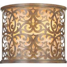  9807W13-2-116 - Nicole 2 Light Wall Sconce With Brushed Chocolate Finish