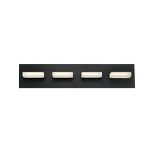 Eurofase 28021-024 - OLSON,4LT LED BATHBAR,BLACK